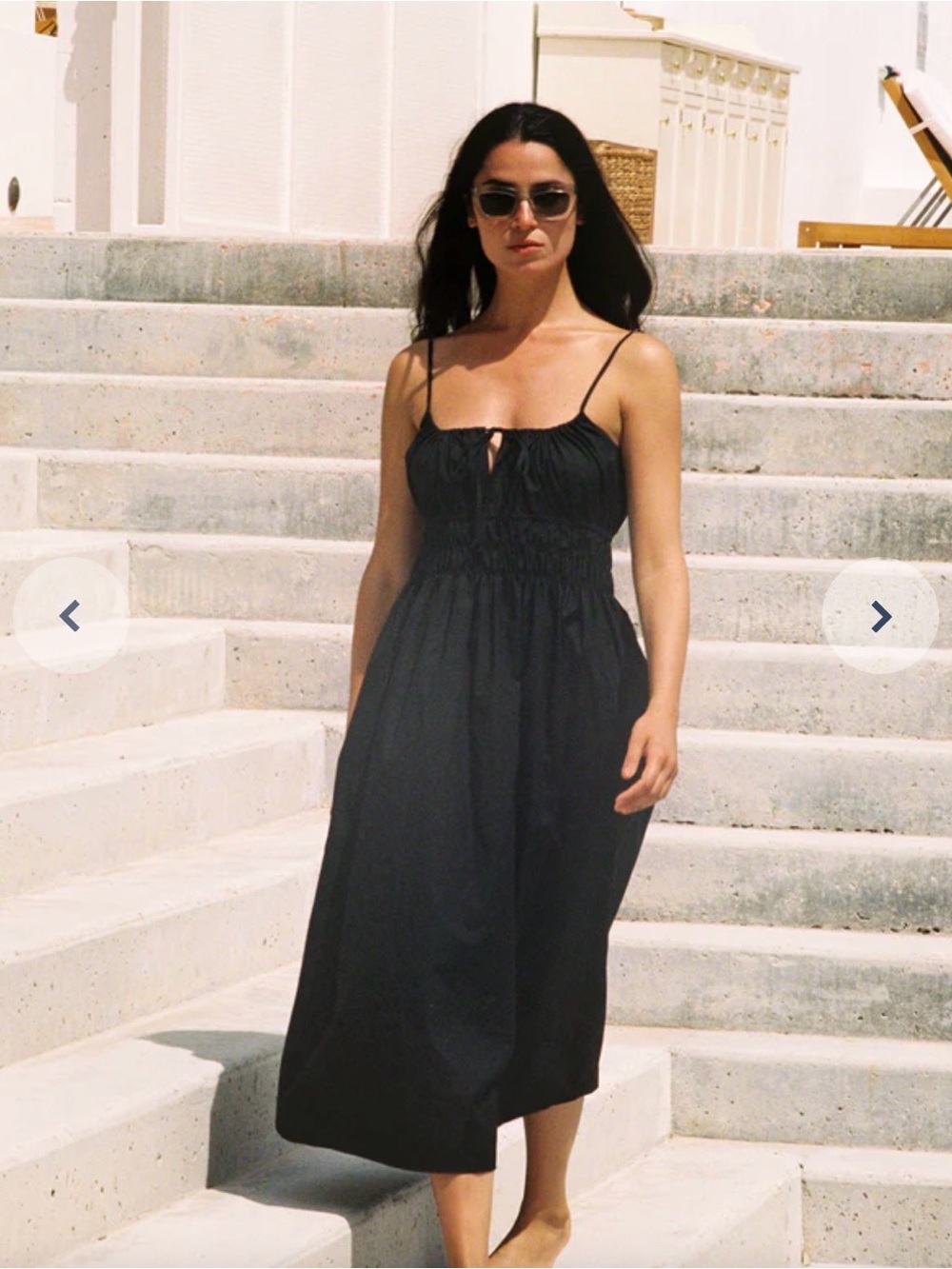Ciao lucia Gabriela Black Cotton Dress - Picture 2 of 9